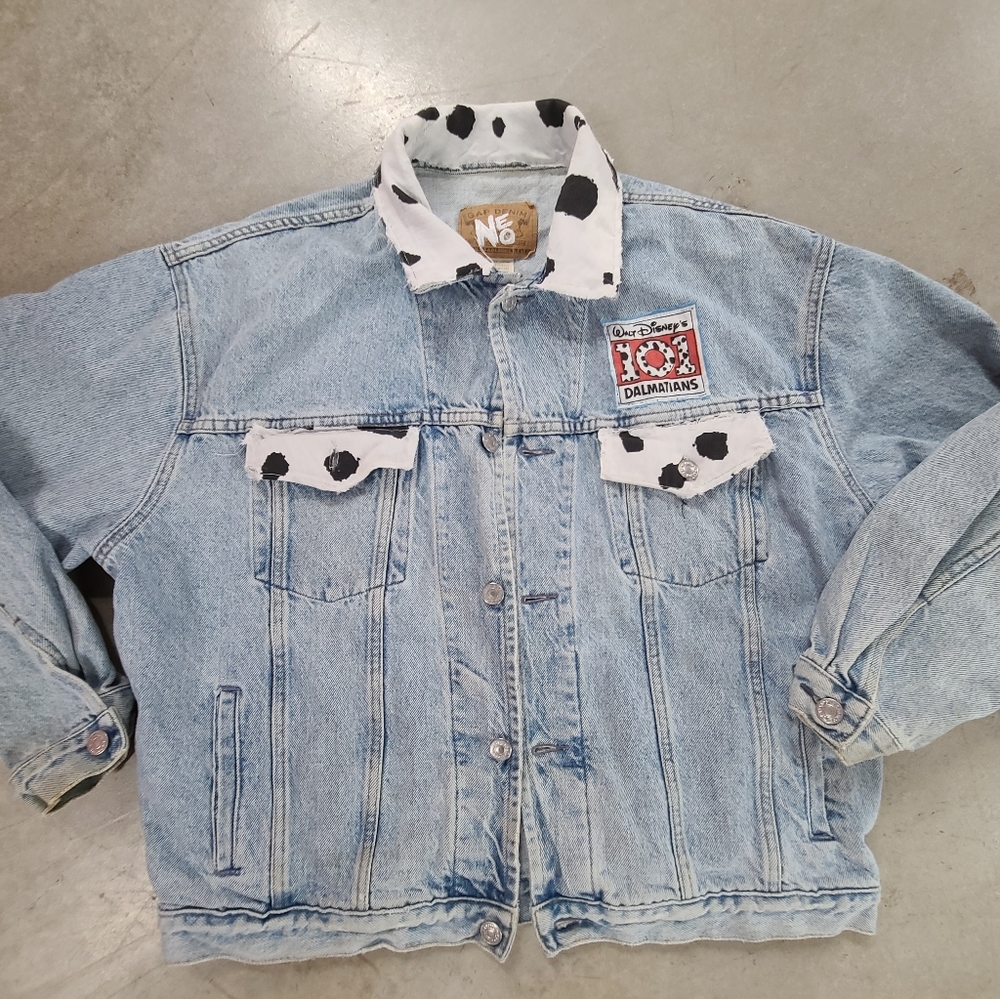 *SOLD*Custom 101 Dalmatians denim jacket